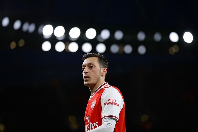 Ozil hasn't played a minute of football since the Premier League returned over a month ago